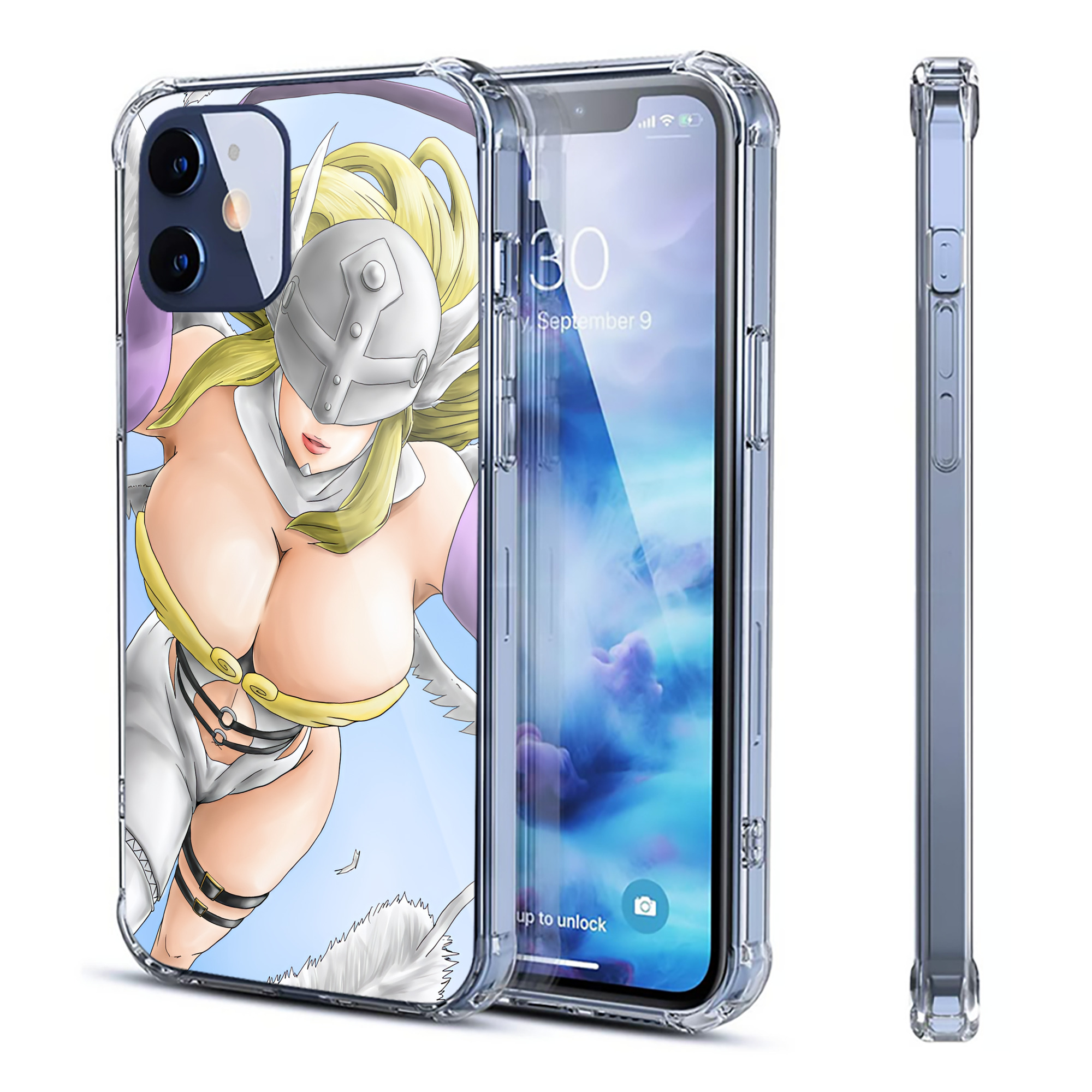 （画像用） Digimon デジタルモンスター/デジモン 【iPhone 12シリーズ対応】透明スマホケース（クリアソフトケース）